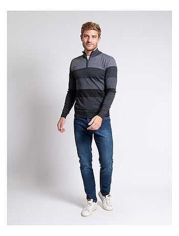 Pull col montant zippé losibil
