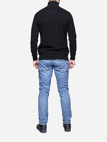 Pull col montant zippé - Yves Enzo