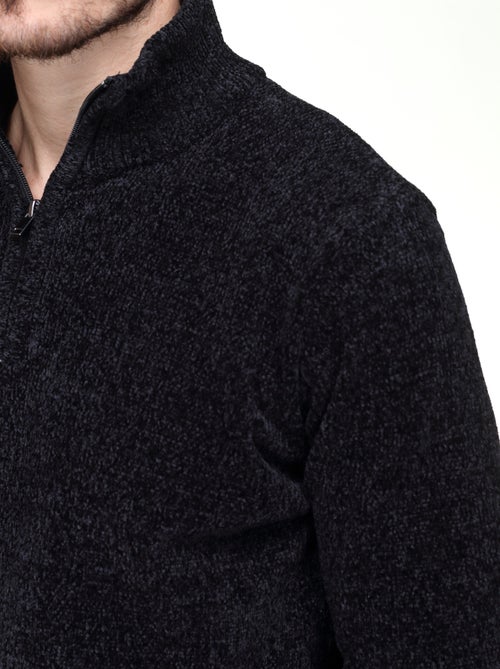 Pull col montant zippé - Kiabi