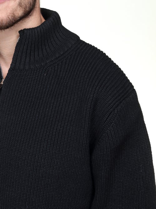 Pull col montant zippé - Kiabi