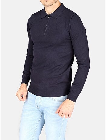 Pull col polo à zip - Kenzarro