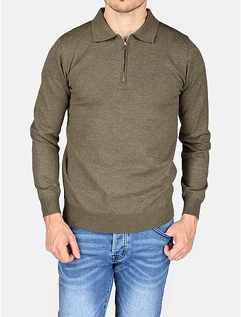 Pull col polo à zip - Kenzarro