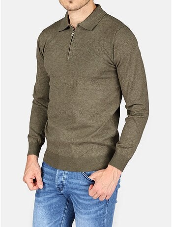 Pull col polo à zip - Kenzarro