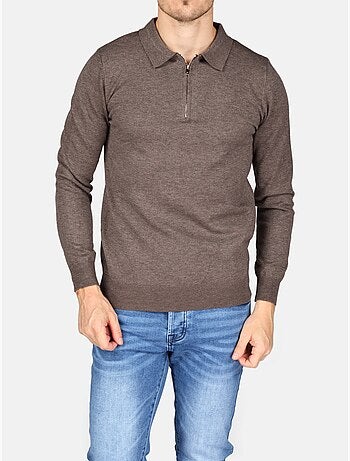 Pull col polo à zip - Kenzarro