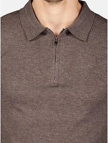 Pull col polo à zip - Kenzarro