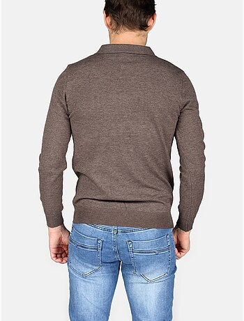 Pull col polo à zip - Kenzarro