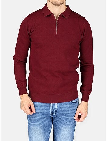Pull col polo à zip - Kenzarro