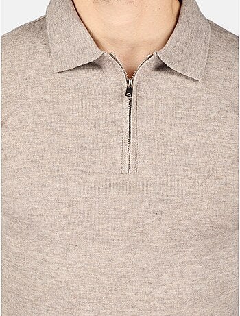 Pull col polo à zip - Kenzarro