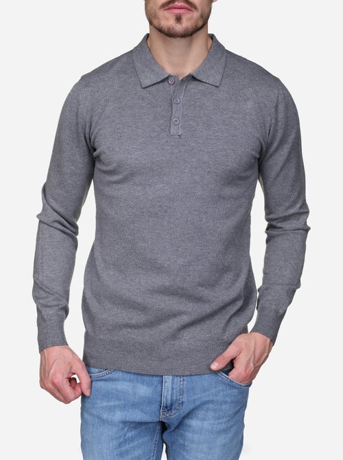 Pull col polo - Kiabi