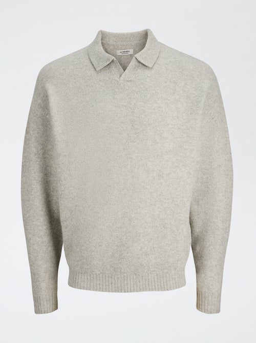 Pull col polo uni 'JJ Rebel' - Kiabi