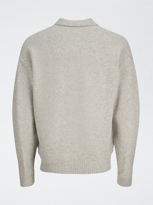 Pull col polo uni 'JJ Rebel' - Kiabi