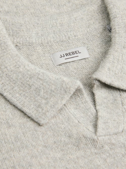 Pull col polo uni 'JJ Rebel' - Kiabi