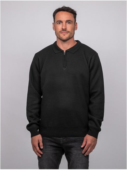Pull col polo zippé larmoti - Kiabi Pull col polo zippé larmoti - Kiabi