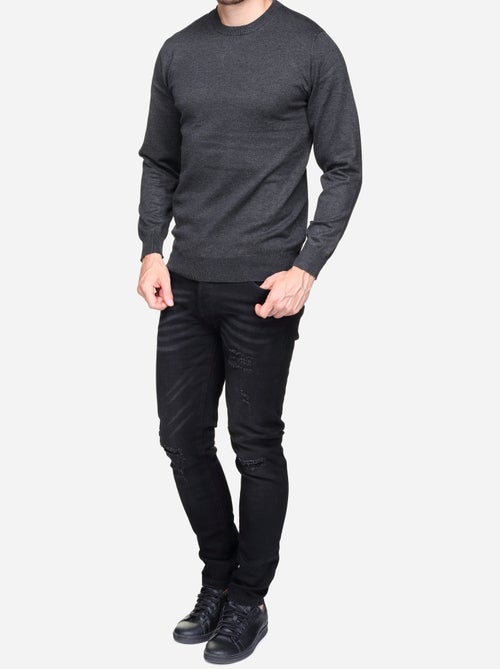 Pull col rond - Frilivin - Kiabi