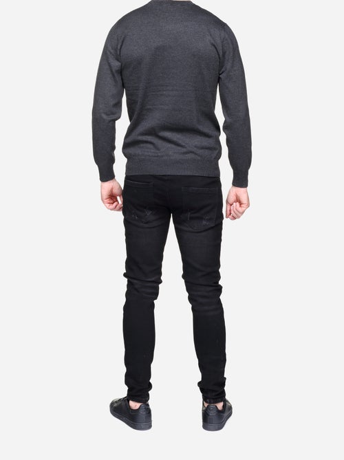 Pull col rond - Frilivin - Kiabi