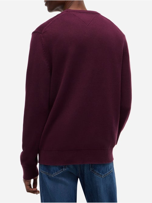 Pull col rond - tommy jeans - Kiabi