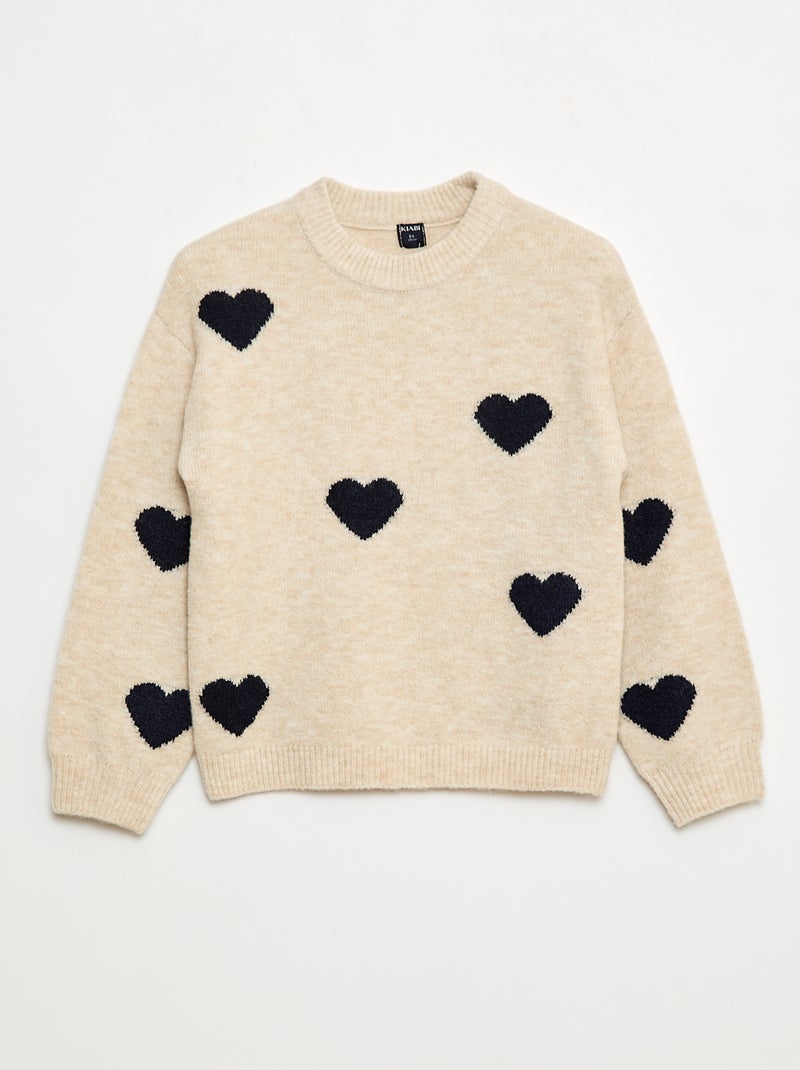 Fille Kiabi Pull Ados Pull En Laine Marron Manche Long Bon état