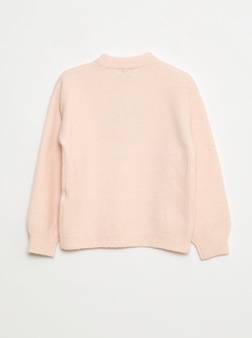 Pull col rond à motif - Kiabi