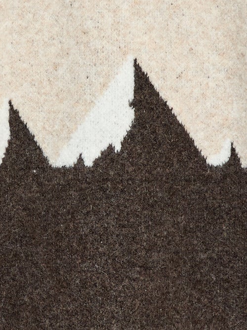 Pull col rond animé - Kiabi