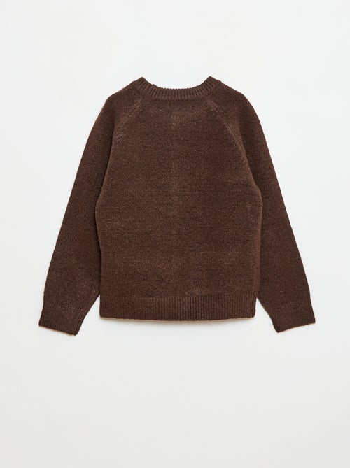 Pull col rond animé - Kiabi