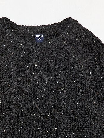 Pull col rond chaud fantaisie