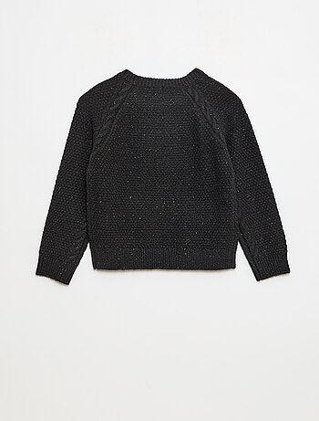 Pull col rond chaud fantaisie