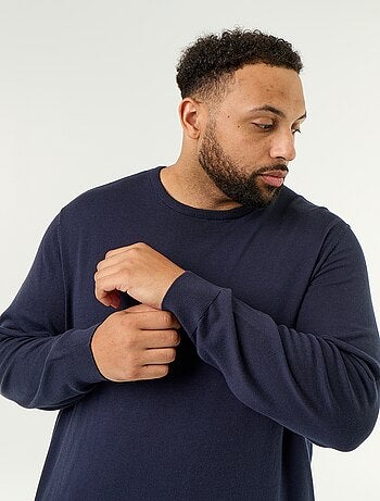 Pull col rond en fine jauge