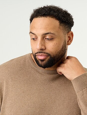 Pull col rond en fine jauge