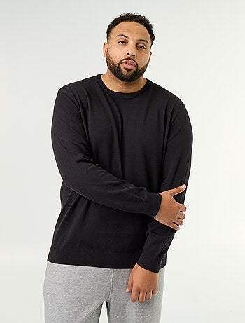 Pull col rond en fine jauge