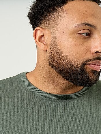 Pull col rond en fine jauge