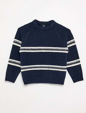 Pull col rond en maille