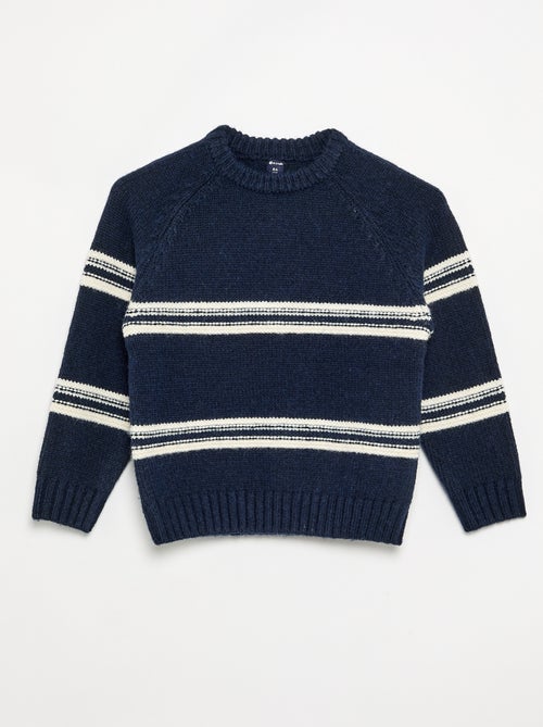 Pull col rond en maille - Kiabi Pull col rond en maille - Kiabi
