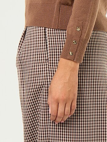 Pull col rond en maille fine jauge