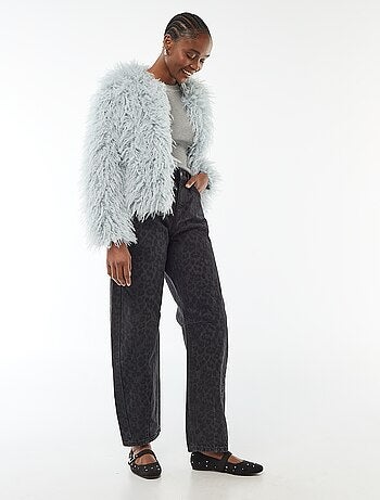 Pull col rond en rib uni