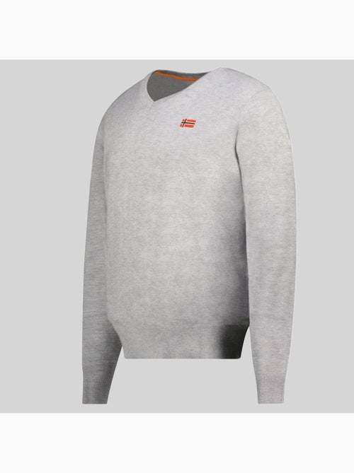Pull col rond felin – geographical norway - Kiabi