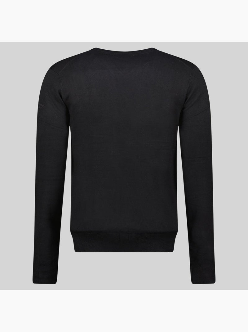 Pull col rond felin – geographical norway Noir - Kiabi