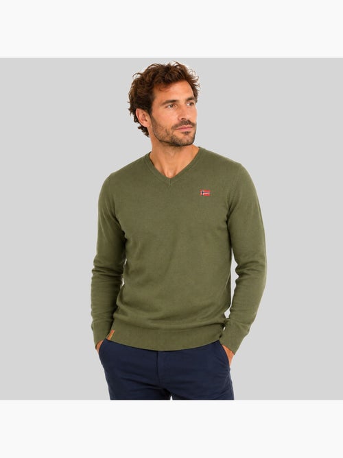 Pull col rond felin – geographical norway - Kiabi