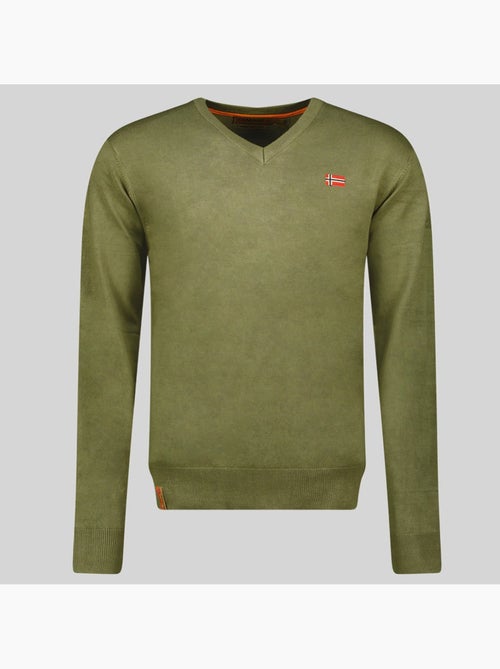 Pull col rond felin – geographical norway - Kiabi