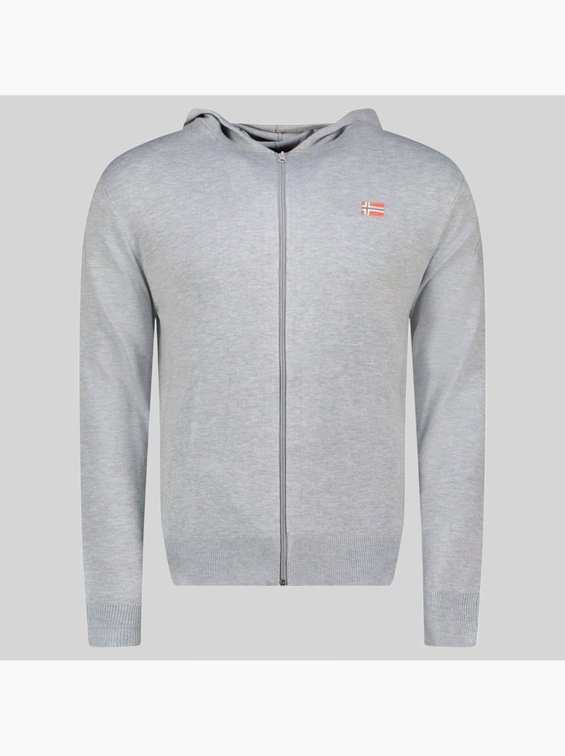 Pull col rond felinood – geographical norway Gris clair - Kiabi
