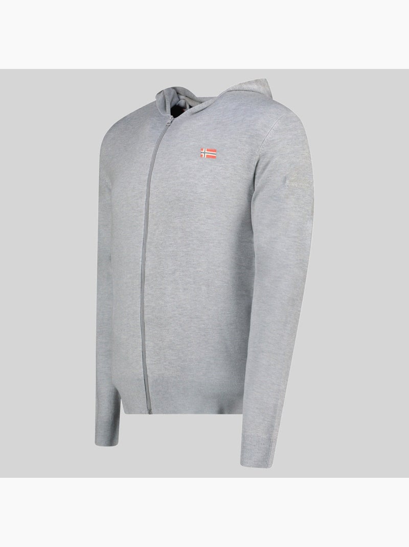 Pull col rond felinood – geographical norway Gris clair - Kiabi