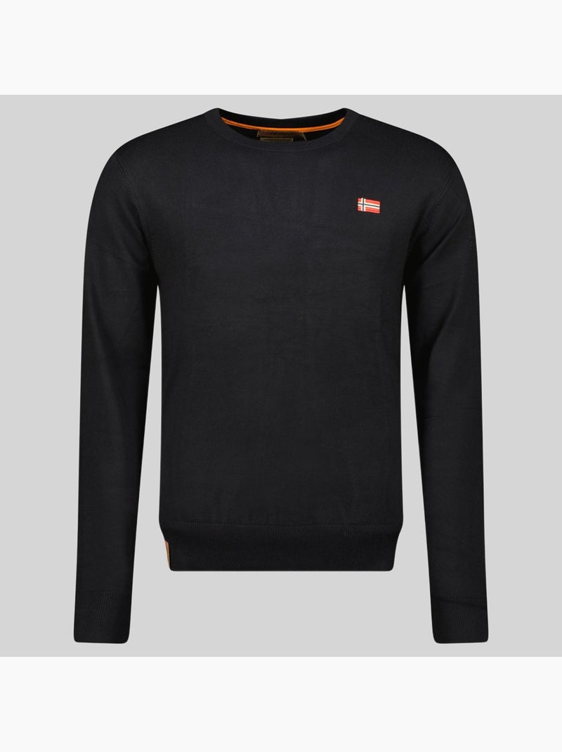 Pull col rond ferasmo – geographical norway Noir - Kiabi