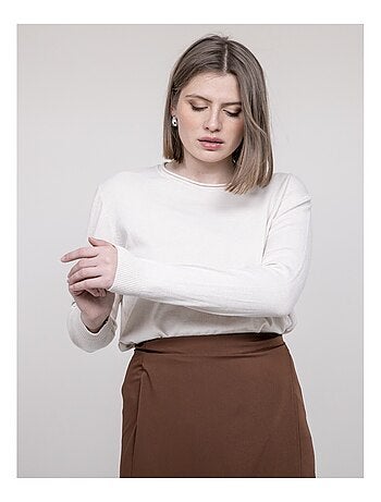 Pull col rond katolie