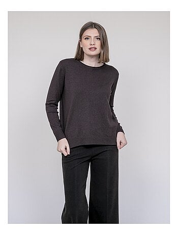 Pull col rond katolie