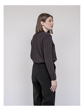 Pull col rond katolie