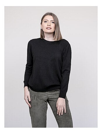 Pull col rond katolie