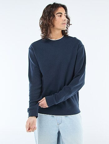 Pull col rond nid d'abeille
