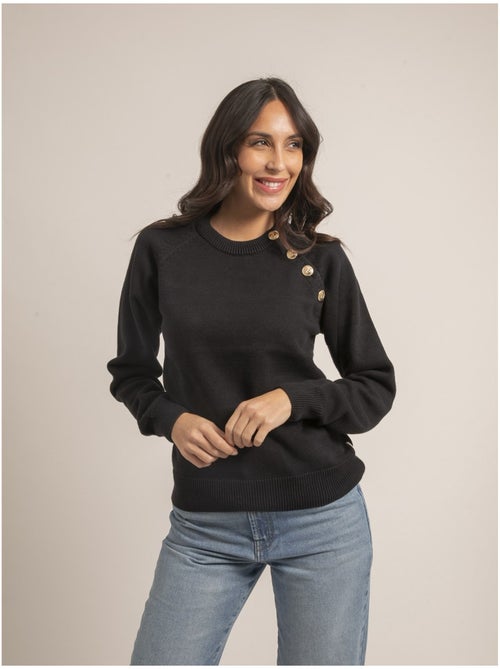 Pull col rond pur coton kordine - Kiabi Pull col rond pur coton kordine - Kiabi