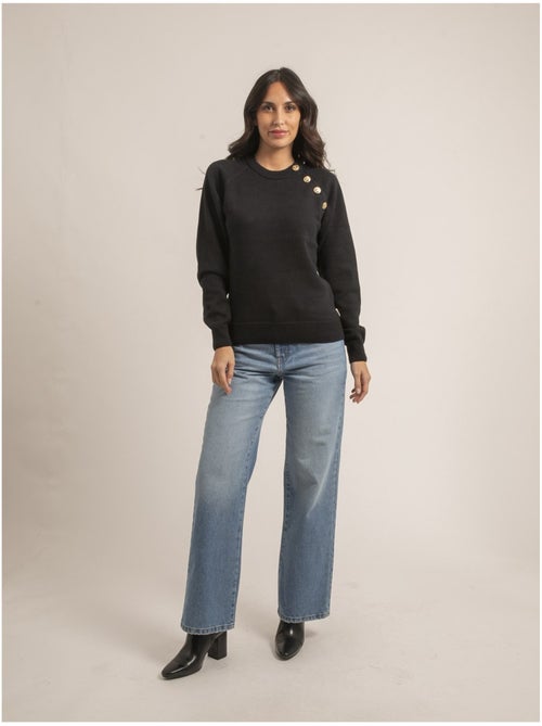 Pull col rond pur coton kordine - Kiabi Pull col rond pur coton kordine - Kiabi