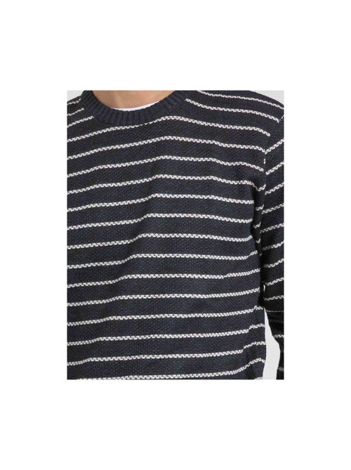 Pull col rond rayures limutil - Kiabi Pull col rond rayures limutil - Kiabi