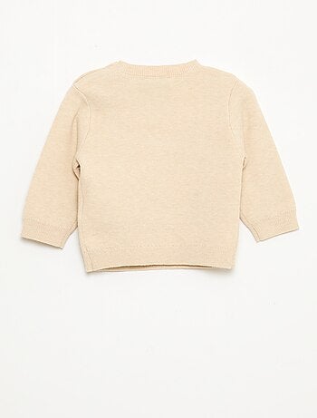 Pull col rond tricot 'Disney' 'Dalmatien'